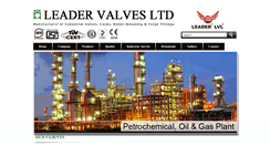 Desktop Screenshot of leadervalves.com